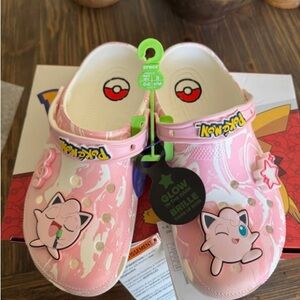 Crocs Pokémon Classic Clogs Jigglypuff New